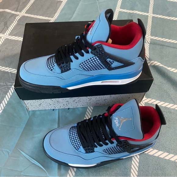 nike jordan 4 retro x travis scott cactus jack blue
